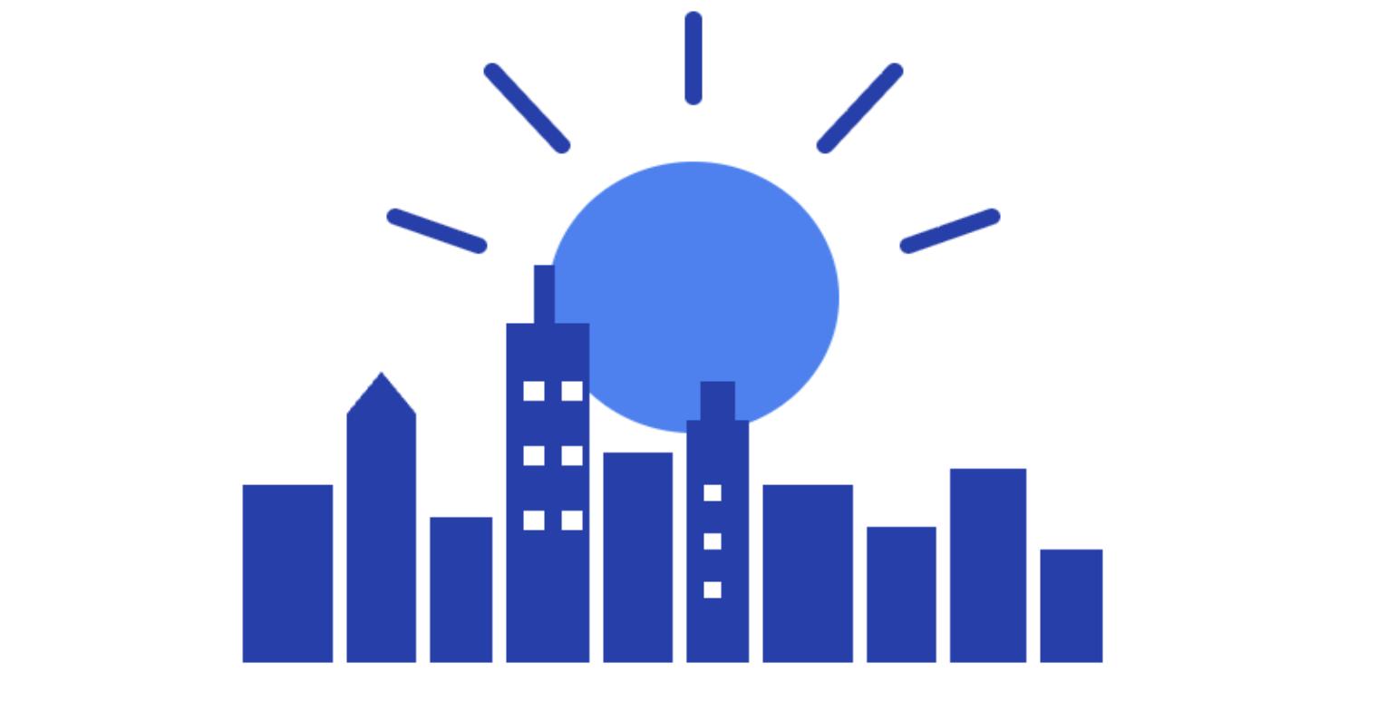 Future Proof - sunrise over a city skyline